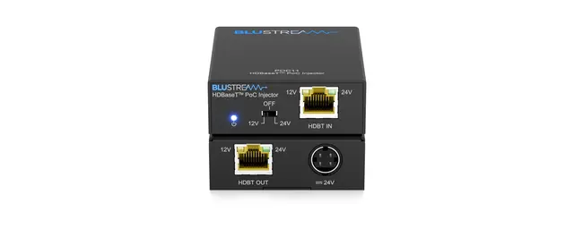 Blustream POC11 PoC Injector Selectable 12V or 24V DC 