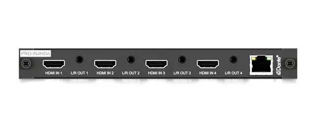 Blustream PRO-IN4HAB with Dante Custom Pro Matrix card IN4HDA 