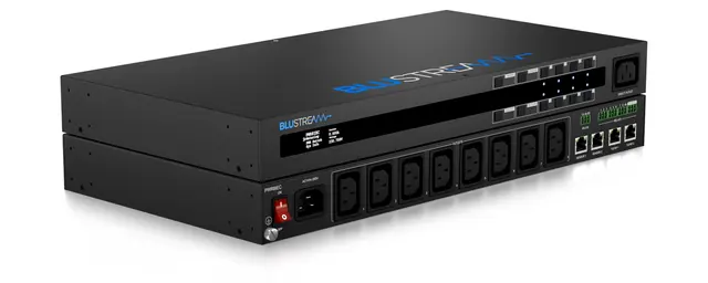 Blustream PWR8IEC 8 Port Managed IEC PDU Outlet-level metered and switched PDU 