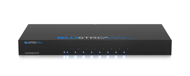 Blustream PWR8VDC 8 Port Managed Phoenix Outlet-level metered and Low Voltage PDU 