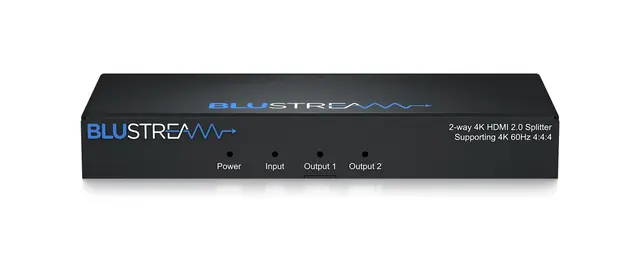 Blustream SP12AB-V2 2-Way HDMI Splitter 2-Way 4K HDMI Splitter, Audio Breakout 