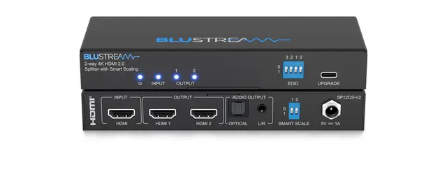 Blustream SP12CS-V2 4K HDMI 2.0 Splitter with Smart Scaler 