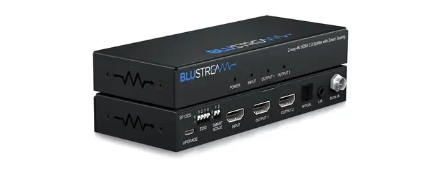 Blustream SP12CS 2-Way Splitter 2-Way 4K HDMI 2.0 HDCP 2.2 Splitter 