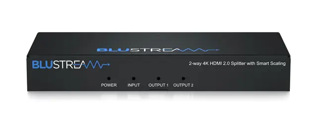 Blustream SP12CS 2-Way Splitter 2-Way 4K HDMI 2.0 HDCP 2.2 Splitter 