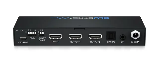 Blustream SP12CS 2-Way Splitter 2-Way 4K HDMI 2.0 HDCP 2.2 Splitter 