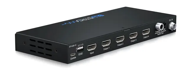 Blustream SP14AB-V2 4-Way HDMI Splitter 4-Way 4K HDMI 2.0 HDCP 2.2 Splitter 