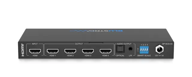 Blustream SP14CS-V2 4K HDMI 2.0 Splitter with Smart Scaler 