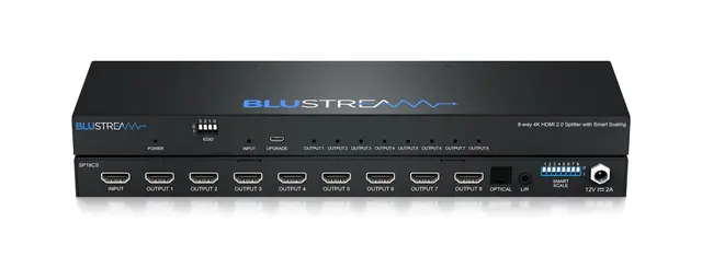 Blustream SP18CS 8-Way Splitter 8-Way 4K HDMI 2.0 HDCP 2.2 Splitter 
