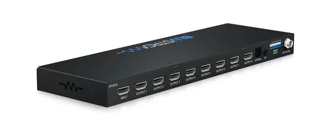 Blustream SP18CS 8-Way Splitter 8-Way 4K HDMI 2.0 HDCP 2.2 Splitter 