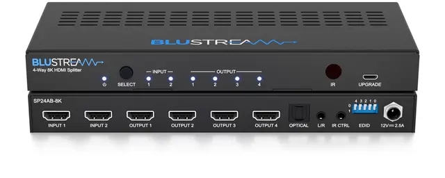 Blustream SP24AB-8K Splitter 4-Way 8K HDMI Splitter 