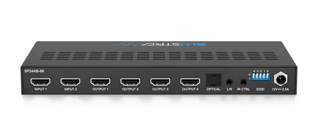Blustream SP24AB-8K Splitter 4-Way 8K HDMI Splitter 