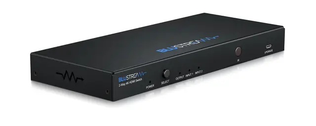 Blustream SW21AB-V2 Switcher HDMI-switch med integrert lyduttak. 