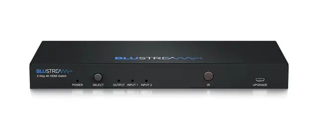 Blustream SW21AB-V2 Switcher HDMI-switch med integrert lyduttak. 