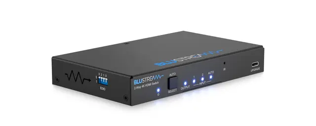 Blustream SW21AB-V3 2-Way 4K 18Gbps HDMI 2.0 Switch with 