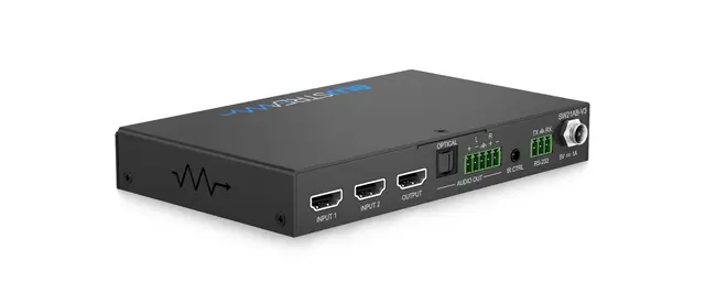 Blustream SW21AB-V3 2-Way 4K 18Gbps HDMI 2.0 Switch with 