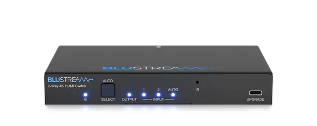 Blustream SW21AB-V3 2-Way 4K 18Gbps HDMI 2.0 Switch with 