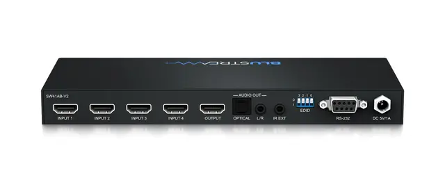 Blustream SW41AB-V2 Switcher 4-veis 4K HDMI Switch 