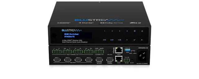 Blustream SW42DA-V2 4-Way HDMI Switcher with Dual HDMI 