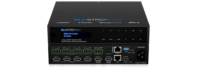 Blustream SW42DA HDMI Switch 4 x HDMI, 4K UHD, Multichannel Audio 
