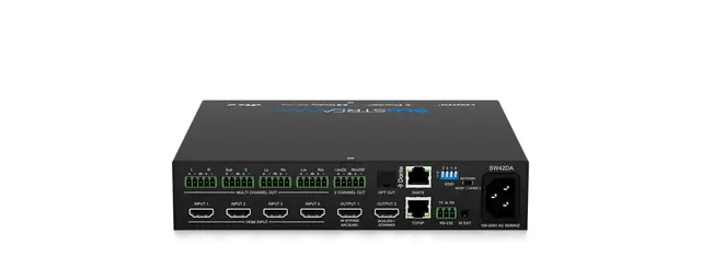Blustream SW42DA HDMI Switch 4 x HDMI, 4K UHD, Multichannel Audio 