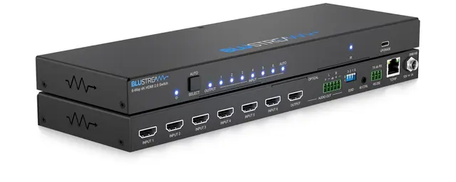 Blustream SW61AB 6-Way 4K 18Gbps HDMI 2.0 Switch with 