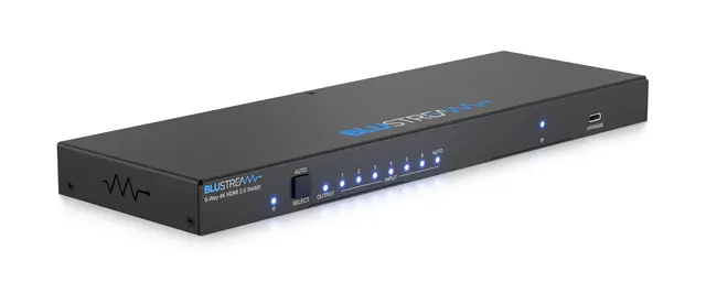 Blustream SW61AB 6-Way 4K 18Gbps HDMI 2.0 Switch with 