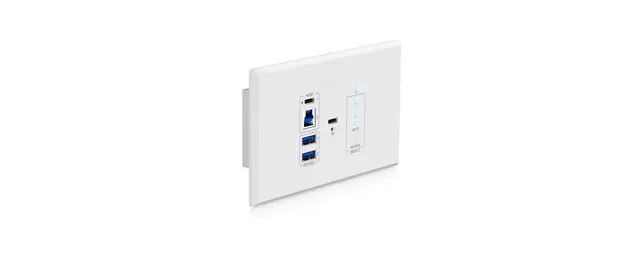 Blustream UEX3H-WP-EU USB 3.2 Wall Plate USB 3.2 på avstander opptil 100m 