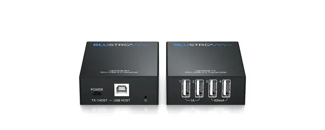 Blustream UEX50B-KIT USB 2.0 Extender USB 2.0 Extender Set - 50m, 4 x USB 