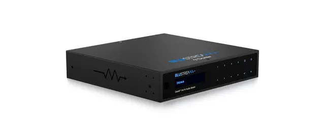 Blustream DA1414 14x14 Audio Matrix 8/8 Dante, 4/4 Analog, USB, PoE+ 