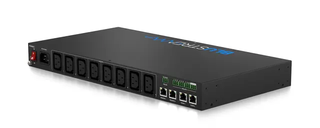 Blustream PWR8IEC 8 Port Managed IEC PDU Outlet-level metered and switched PDU 