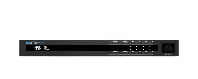 Blustream PWR8IEC 8 Port Managed IEC PDU Outlet-level metered and switched PDU 