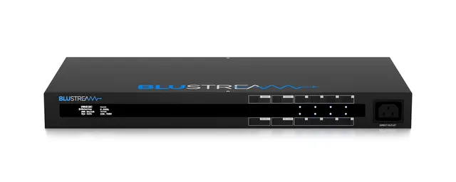Blustream PWR8IEC 8 Port Managed IEC PDU Outlet-level metered and switched PDU 