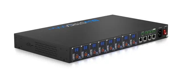 Blustream PWR8VDC 8 Port Managed Phoenix Outlet-level metered and Low Voltage PDU 
