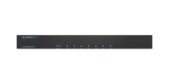 Blustream PWR8VDC 8 Port Managed Phoenix Outlet-level metered and Low Voltage PDU 