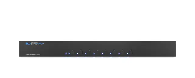 Blustream PWR8VDC 8 Port Managed Phoenix Outlet-level metered and Low Voltage PDU 