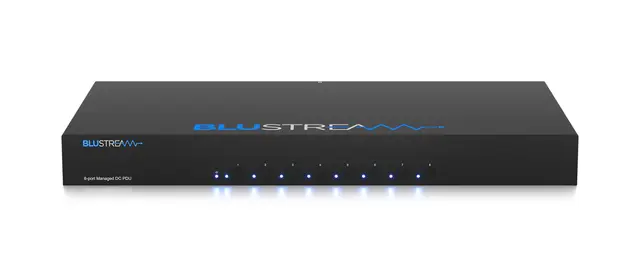 Blustream PWR8VDC 8 Port Managed Phoenix Outlet-level metered and Low Voltage PDU 