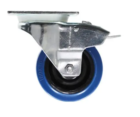 Blue STOP Wheel, 100mm CCG reinforced casing 