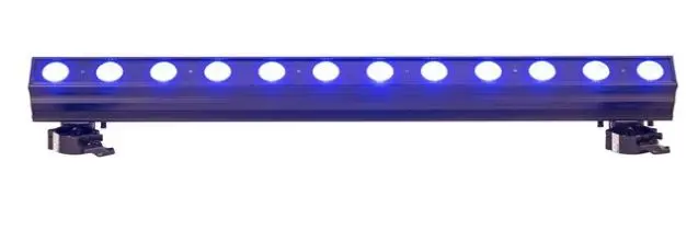XBAR 12x12W RGBWAUV  LED Bar BLK Xline, pixelmap, True1, RDM 