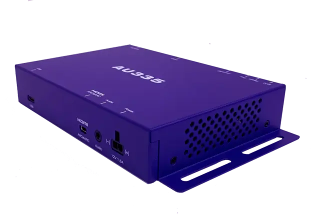BrightSign AU335 Audio only Player 24-bit audio including Dolby Atmos ™ 
