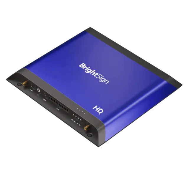 BrightSign HD1025 4K60p HDR10-video Mobile USB Modem, provides USB-A 5V/1A 