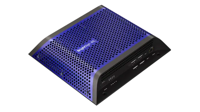 BrightSign XC4055 Elite + player 8K, quad HDMI output player 