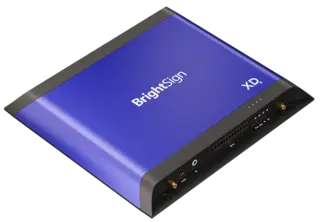 BrightSign XD234 Standard i/o player 3D WebGL &amp; real time data visualization