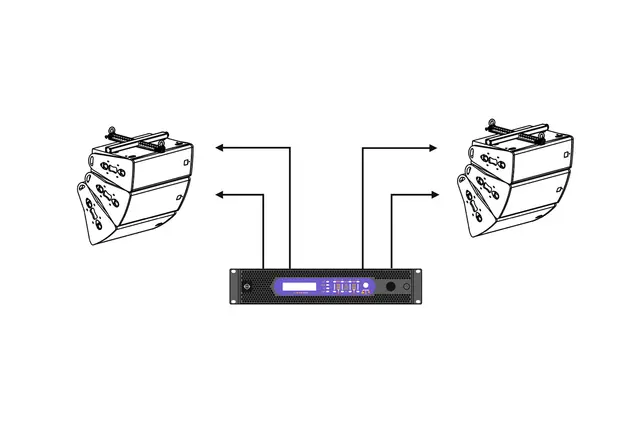 CODA Audio APS-Pro-D 3-way passive 10° 2 x 10" + 8.75" DDC driver, 1400W, 26 kg 