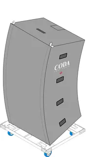 CODA Audio CO AR-4 Protection Cover for 4xAiRAY