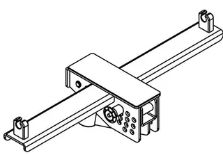 CODA Audio CU-APS Distance pole adapter for vertical APS