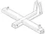 CODA Audio GA-APS Ground stack adapter for vertical stacking of APS on APS-SUB