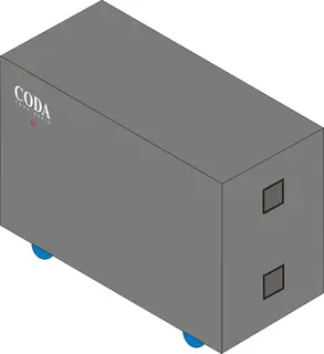 CODA Audio CO-SCP-1 Protection cover for 1 x SCP