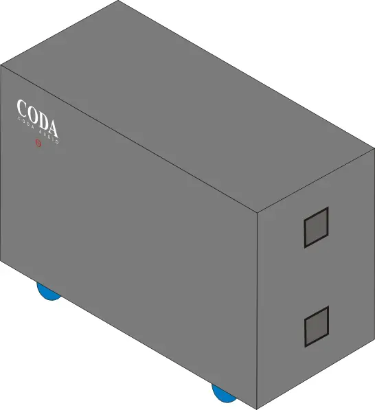 CODA Audio CO-SCP-1 Protection cover for 1 x SCP 