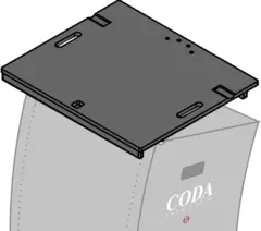 CODA Audio LID DOT AR Flat top AiRAY for transport
