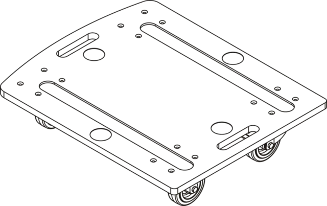 CODA Audio DOT G15 Sub Dolly Transport Dolly for G15-Sub 